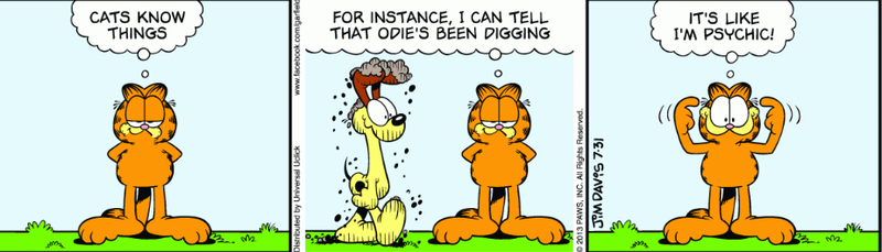 Illustration for article titled (Not)Jim Davis sort of Translates the Mueller Report into Garfield Strips so You're Entertained